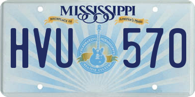 MS license plate HVU570