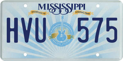 MS license plate HVU575