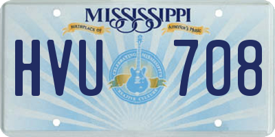 MS license plate HVU708