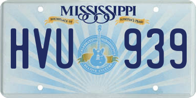 MS license plate HVU939