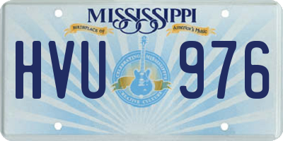 MS license plate HVU976