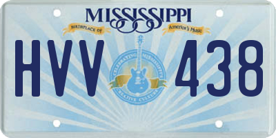 MS license plate HVV438