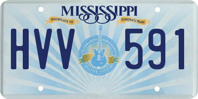 MS license plate HVV591