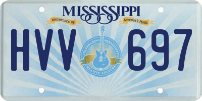 MS license plate HVV697