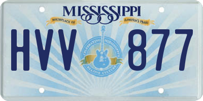 MS license plate HVV877