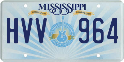 MS license plate HVV964