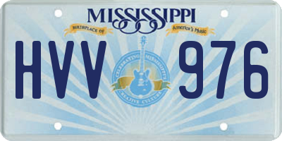 MS license plate HVV976