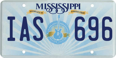 MS license plate IAS696