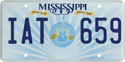 MS license plate IAT659