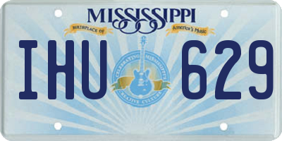 MS license plate IHU629
