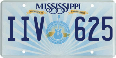 MS license plate IIV625