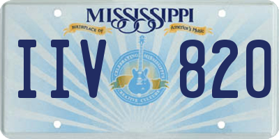 MS license plate IIV820