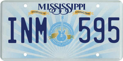 MS license plate INM595