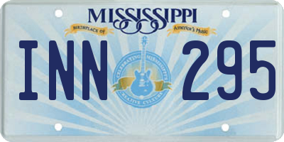 MS license plate INN295
