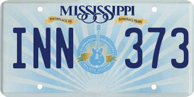 MS license plate INN373