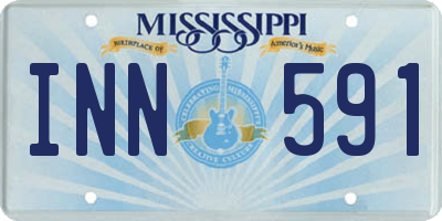 MS license plate INN591