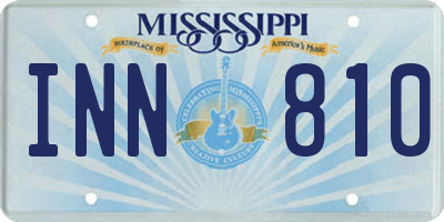 MS license plate INN810