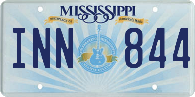 MS license plate INN844