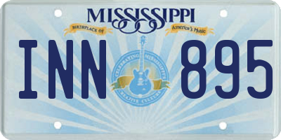 MS license plate INN895