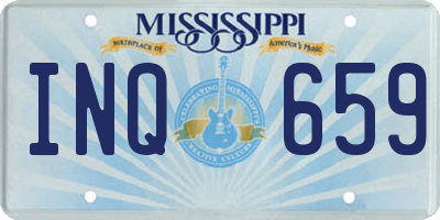 MS license plate INQ659