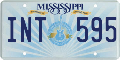 MS license plate INT595