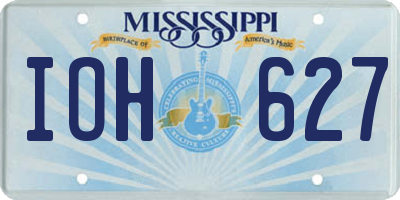 MS license plate IOH627