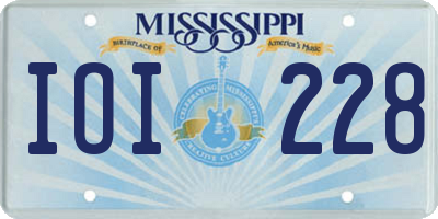 MS license plate IOI228