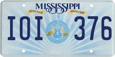 MS license plate IOI376
