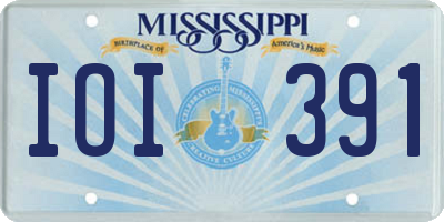 MS license plate IOI391