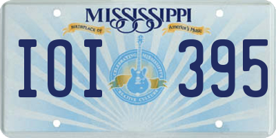 MS license plate IOI395