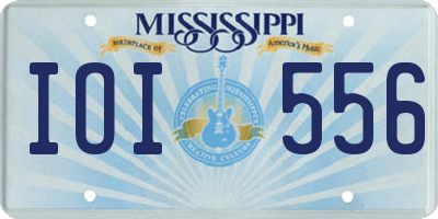 MS license plate IOI556