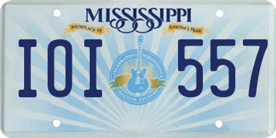 MS license plate IOI557