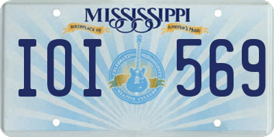 MS license plate IOI569