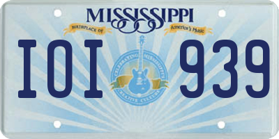 MS license plate IOI939