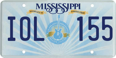 MS license plate IOL155