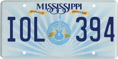 MS license plate IOL394
