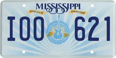 MS license plate IOO621