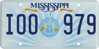 MS license plate IOO979