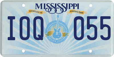MS license plate IOQ055