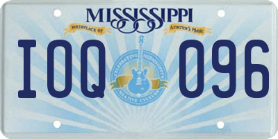 MS license plate IOQ096