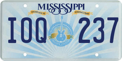 MS license plate IOQ237