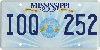 MS license plate IOQ252