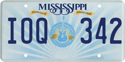 MS license plate IOQ342