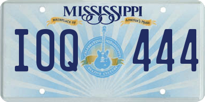 MS license plate IOQ444