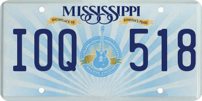 MS license plate IOQ518