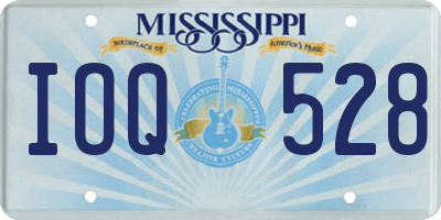 MS license plate IOQ528