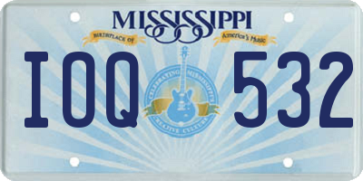 MS license plate IOQ532