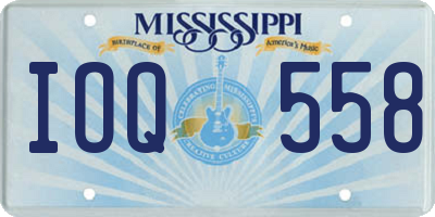 MS license plate IOQ558