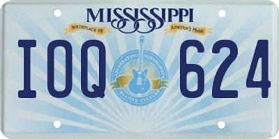 MS license plate IOQ624