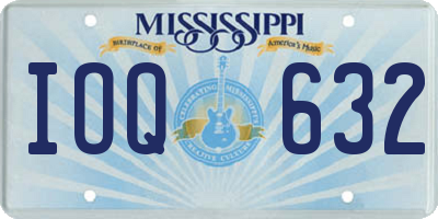 MS license plate IOQ632